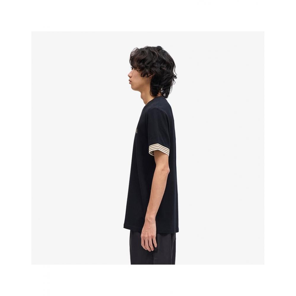 Fred Perry Striped Cuff Tee  102  Afpm2417707 102