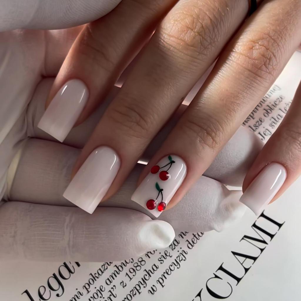 Europäische und amerikanische Gradient Pfirsichblüten Ballett Kurze Nagelspitzen