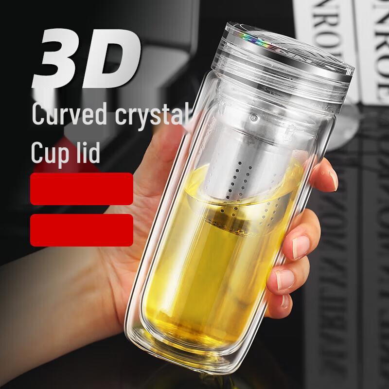 MINGHUI 3D Curved Goose Egg Glass Cup