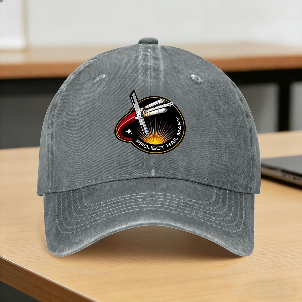 Baseball Cap Project Hail Mary Logo Summer Fitted Retro Trucker Hat  Unisex Women Print Hunting Camping SunProof Snapback Cap