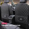 Car Anti-kick Mat Car Seats Anti Kick Pad Mat For Honda Civci FIT CRV Accord Jazz HRV Dio Stepwgn Prelude Odyssey City CRX Pilot aja256