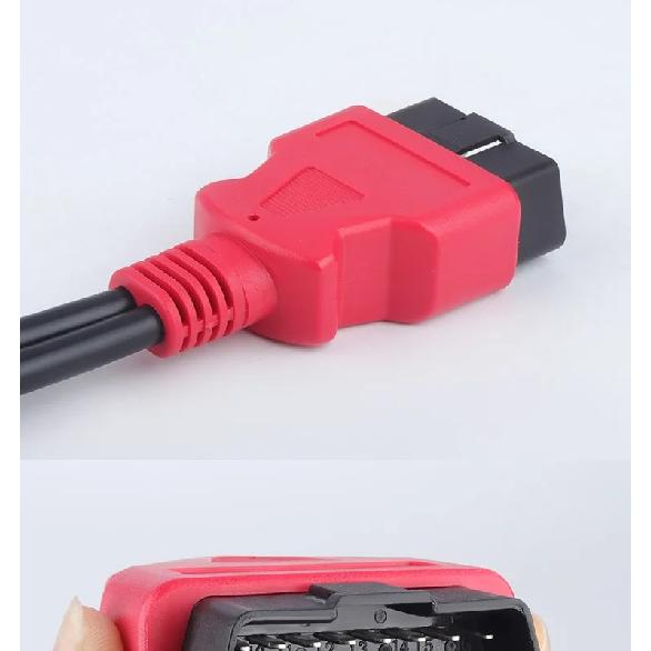 OBD2 1/2 Adapter Cable Extension Cable OBD Extension Cable 12V Automotive Universal 16-pin Core Splitter