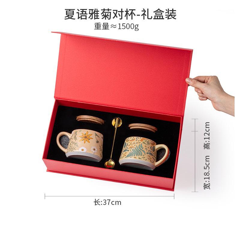 Flower Season Limited Beautiful Handmade Antique Ceramic Coffee Cup Girlfriend Gift Female Export