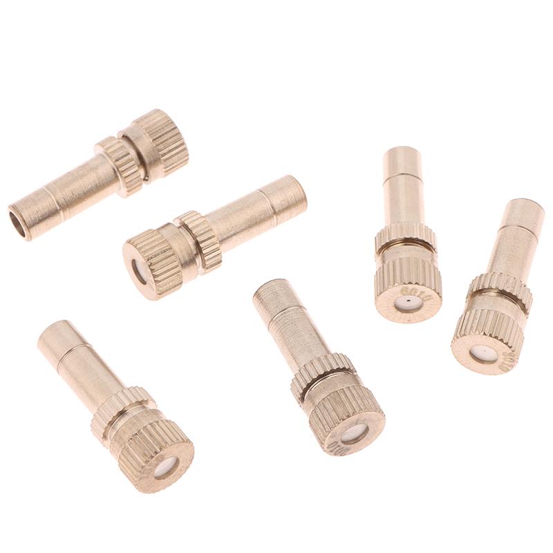 5Pcs 6Mm Quick Connect Mist Sprayer Atomizing Misting Nozzle Garden Water Irrigation Sprinkler For Misting Cooling System