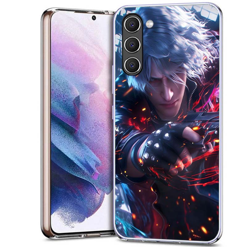 D-Devil May Cry DMC Phone Case for Samsung A54 A14 A24 A34 A17 A37 A57 A55 A35 A25 A15 A13 A23 A33 A53 A07 A05S A04S A03 A73 Gal