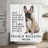 Adorable French Bulldog Mom Shower Curtain Perfect Gift For Dog Lovers Mothers Day