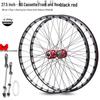 Mountain Bike Wheelset: 26/27.5/29 Inch, Front & Rear Quick Release, Disc Brake Compatible