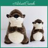 Adorable Japanese Otter Plush Toy With Cute Closed Eyes Perfect For Childrens Sleep And Comfort
