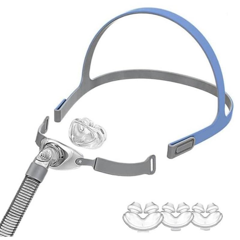 CPAP Nasal Mask Comfortable Nasal Pillow Model P2 Full CPAP Accessories Set Design for 22mm Machine