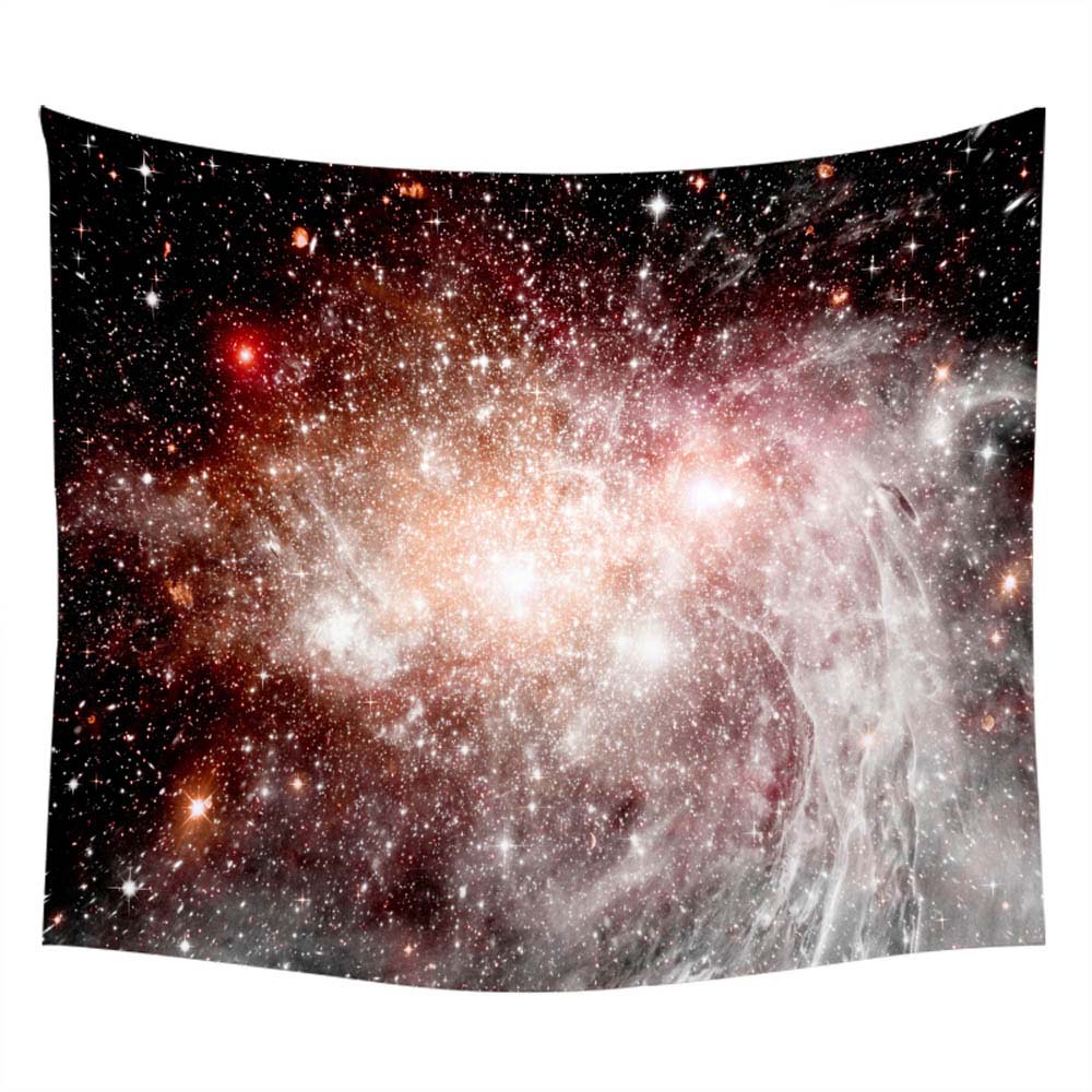 Galaxy Tapestry Space  Wall Decoration Fabric Cosmic Star  Polyester Home