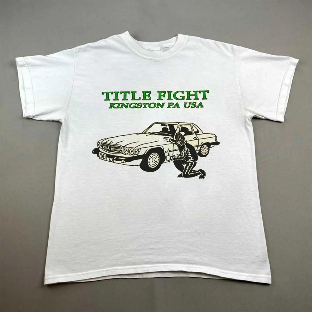Title Fight Collection Band Gift For Fan Unisex S to 5XL White  AD614 Unisex T-Shirt XL