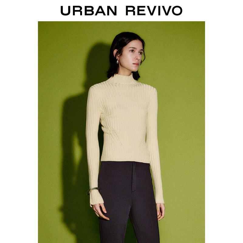 UR Dámské vertikálně texturované úzké pletené tričko s dlouhým rukávem