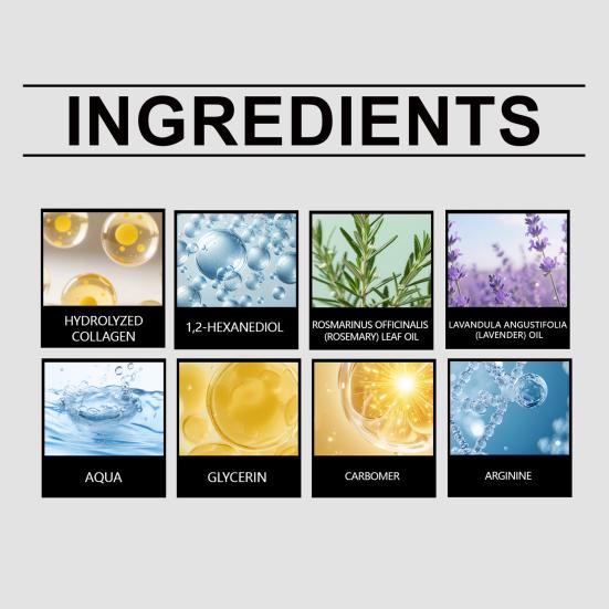 Collagen Body Moisturizing Oil, 100ml Lightweight Non Greasy Oil for Soft Glowing Skin, Daily Hydrating Skin Care