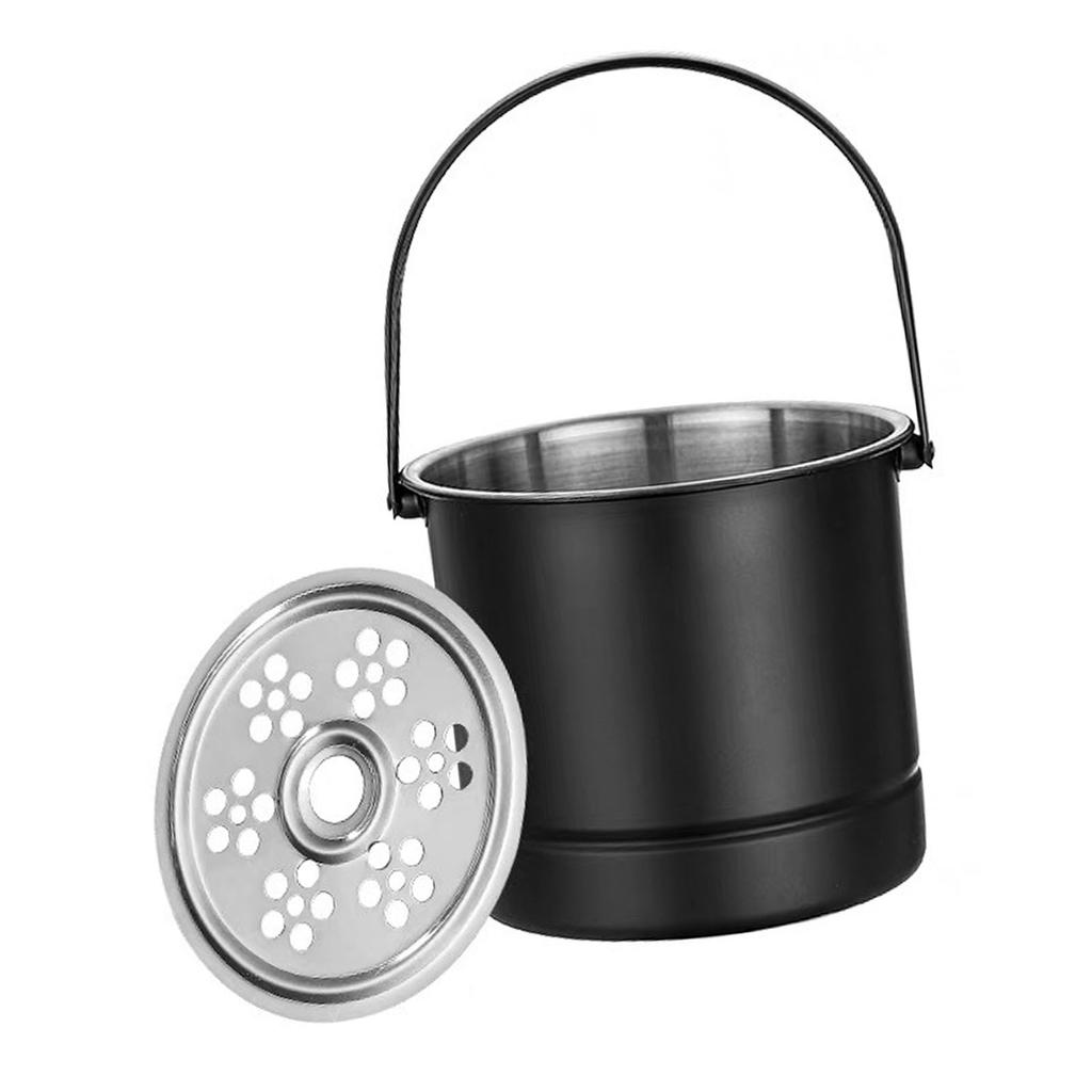 Ice Bucket Professional Thickened Stainless Steel Ice Bucket with Filter Plate for Cocktail Bar