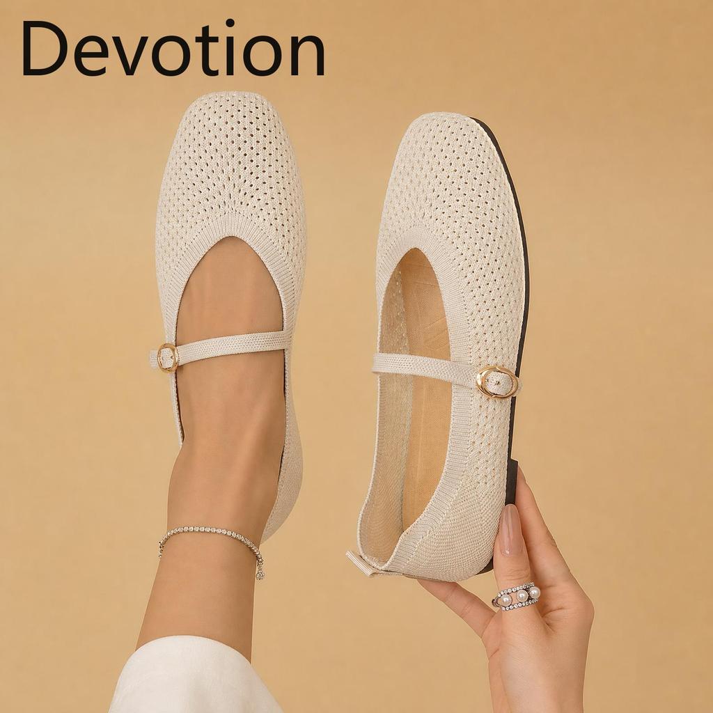 Low-cut Women's Shoes, Flat Shoes, Single Shoes, Soft-soled Shoes, Lightweight Shoes Devotion