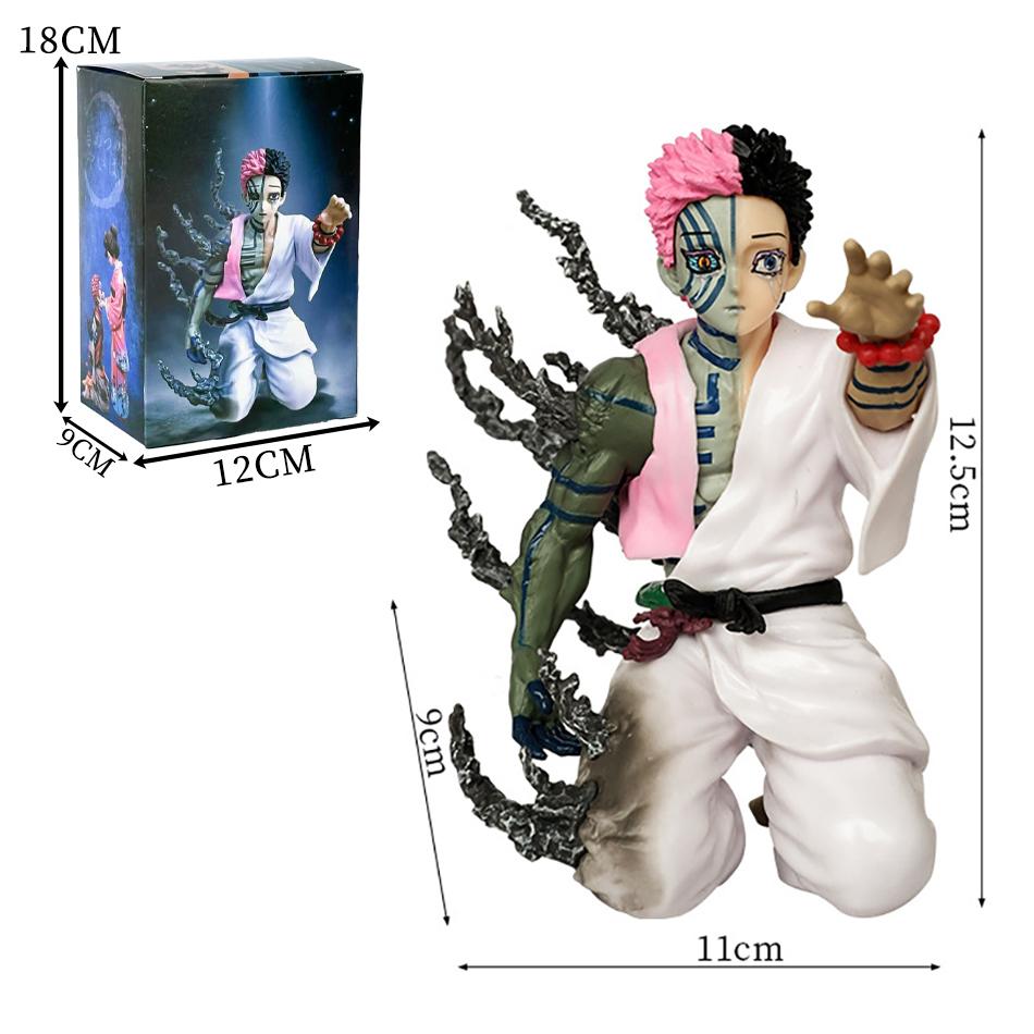 Latest In Stock Demon Slayer Akaza Hakuji Anime Figure Figure Doll Douma Action Figurine Decoration Peripheral Desktop Ornaments Toy