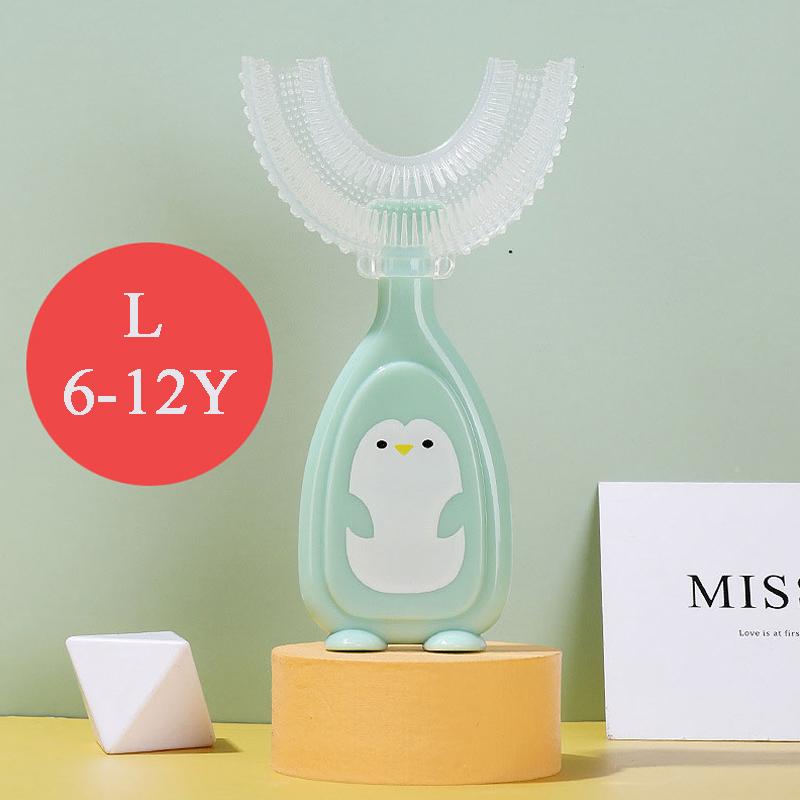 Children's Toothbrush Baby U-shaped Toothbrush Soft Silicone Teethers Newborn Brush Kids Teeth Oral Care Cleaning Health
