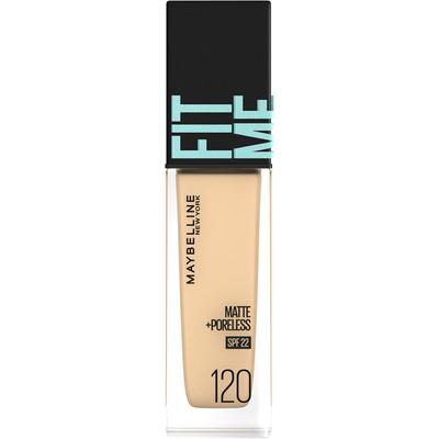 Fit me tekutý podkladový make-up r 120 Skin Makeup Po ošetření pleti pleťovým mlékem a primerem naneste přiměřené množství podkladové báze.