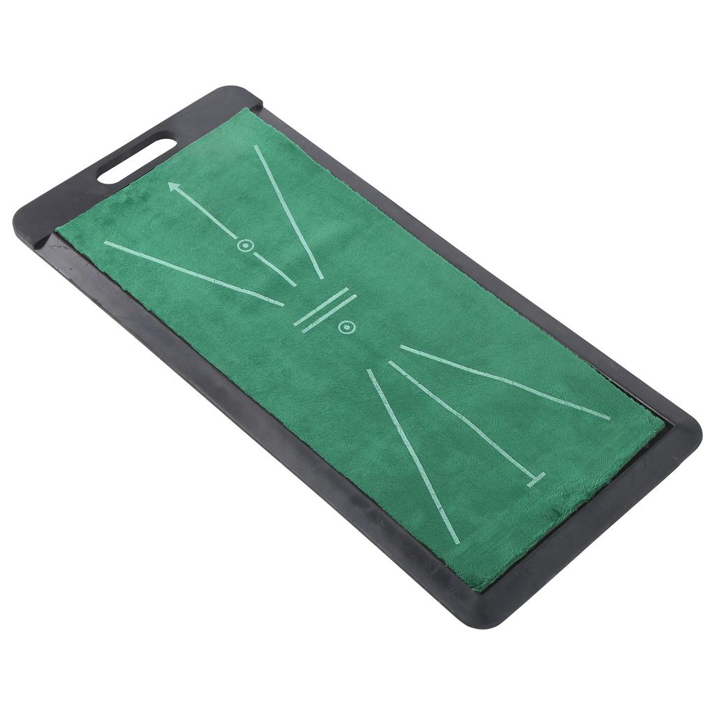 Mini Golf Putting Swing Practice Mat Hitting Training Flannel Rubber Pad for Indoor Outdoor