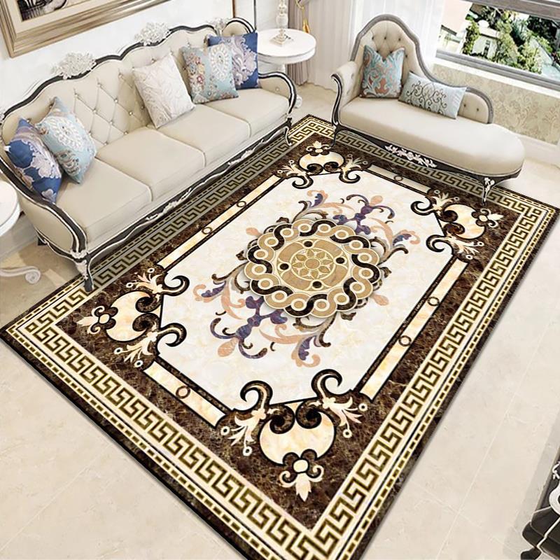 European Style Carpet American Style Living Room Coffee Table Carpet Mat Bedroom Bedside Carpet