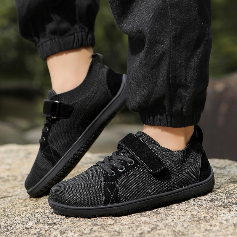 Kleine Große Kinder Weite Barfußschuhe Jungen Mädchen Minimalistische Sneaker Leichtgewicht Rutschfest Kinder Laufschuhe Skate Flat