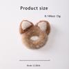 Plush Cat Ear Hair Tie for Kids – Gentle, No-Damage Elastic Set