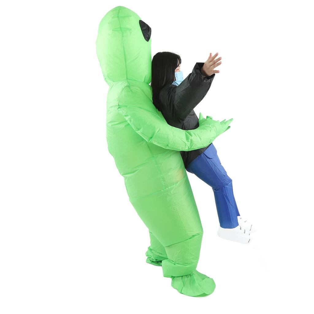 Inflatable Alien Rider Costumes Innovative Fun Waterproof Alien Carry People Costume for Cosplay