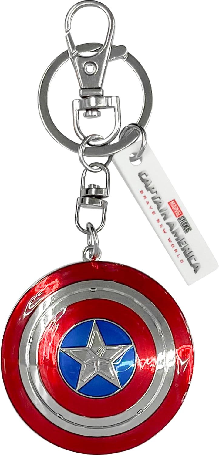 

Брелок металлический Inlock Капитан Америка, IKE492, Многоцветный, Длина примерно 11 см