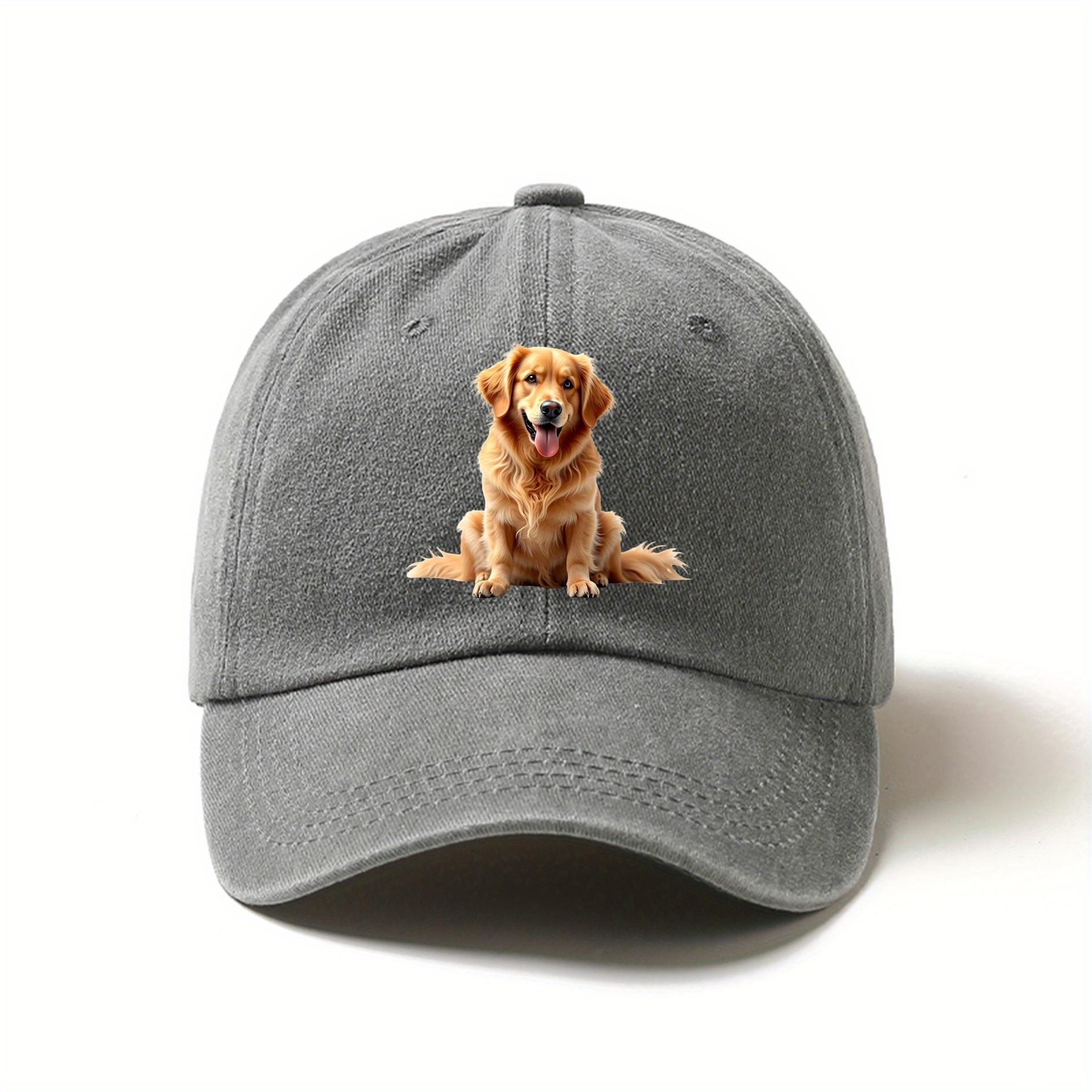 

Винтажная бейсболка с милым рисунком золотистого ретривера, подарок на День благодарения для весенне-летнего отдыха