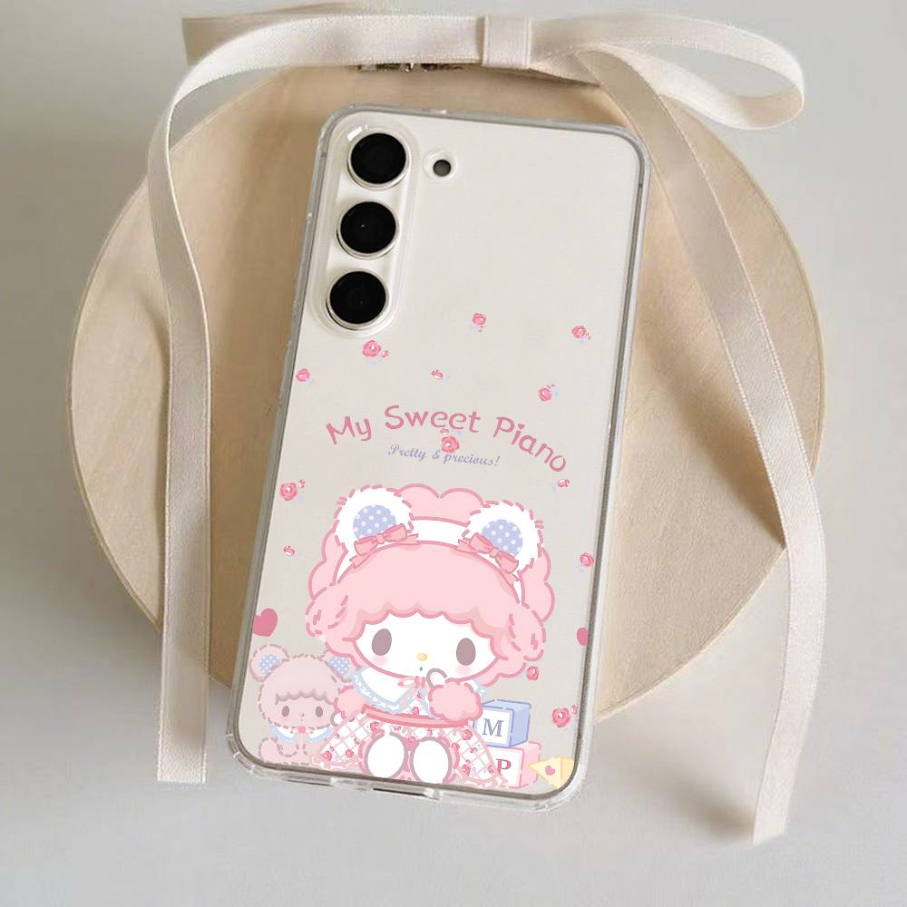 MY S-SWEET P-PIANO Phone Case For Samsung Galaxy S21 S22 S23 S24 S25ULTRA FE Ultra Plus5G A52S Transparent Cover