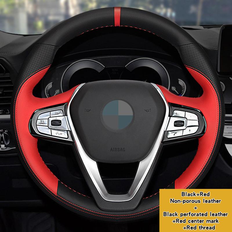 Custom Car Steering Wheel Braid Cover 100% Fit For BMW G20 G21 F40 F44 G22 G23 G26 G30 G31 G32 G11 G12 X3 X4 Car Accessories