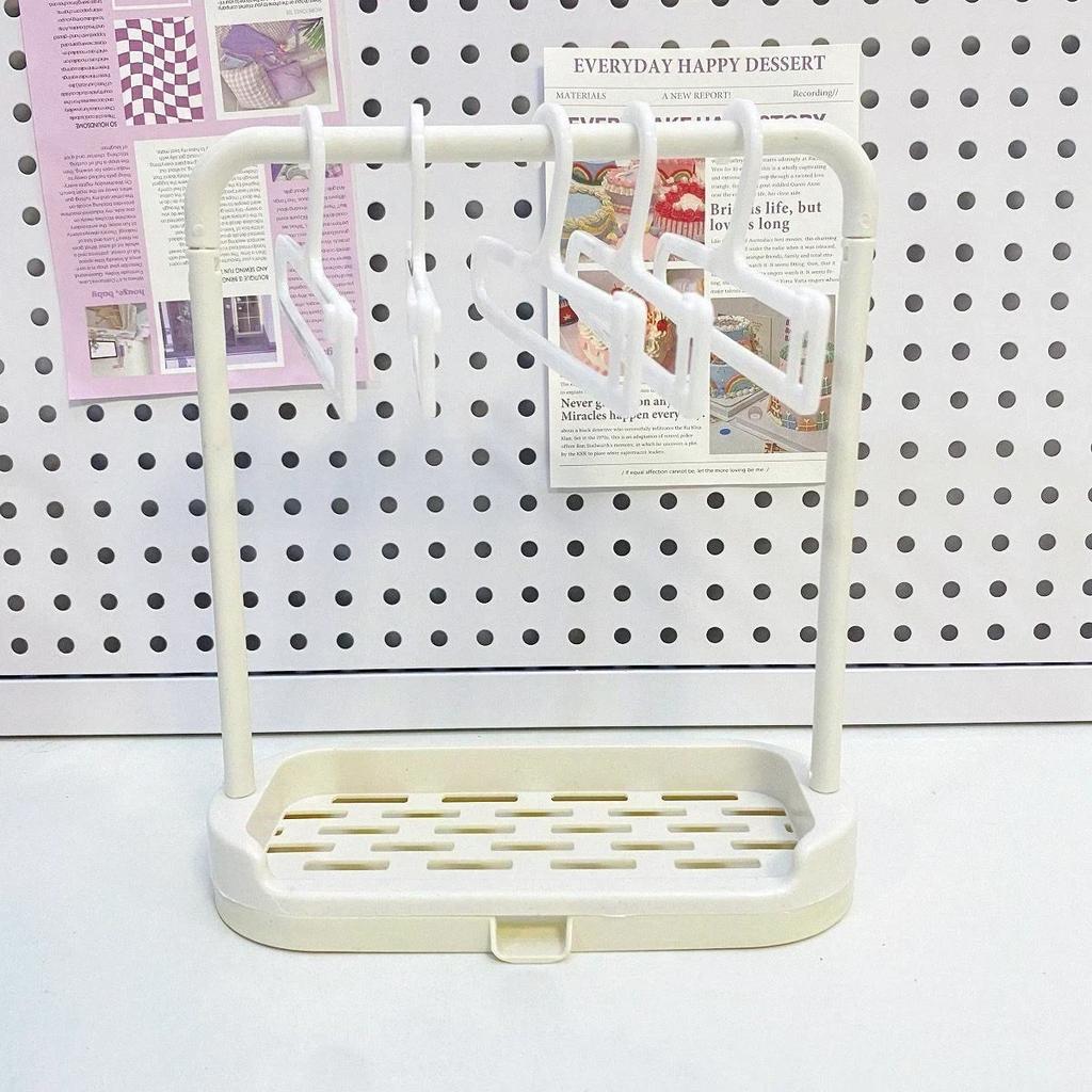 19cm Mini Hanger for Labubu V1V2V3V4 Clothing and BJD Dolls Various Doll Clothing Hangers Shoe Shelves Toys Christmas Gifts
