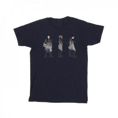 STAR WARS Mens The Book Of Boba Fett Fennec Painted Concept T-Shirt