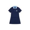 New MLB College Style Series SS24 Short Sleeved Dress Women's Dark Blue 3FOPV0443-43NYS