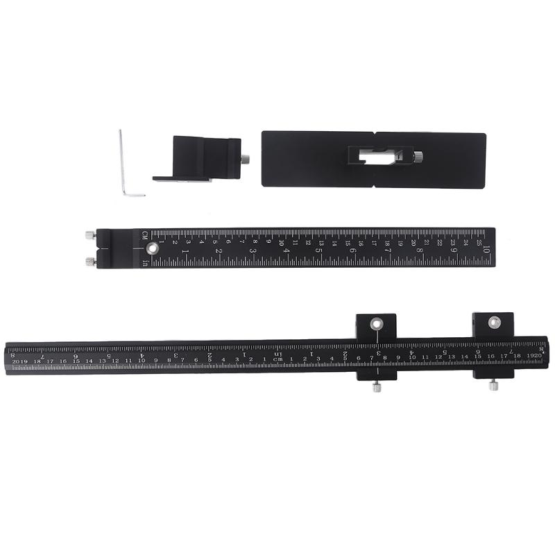 Cabinet Hardware Adjustable Punch Locator Woodworking Drilling Template Drill Guide for Installing Handle on Door Drawer