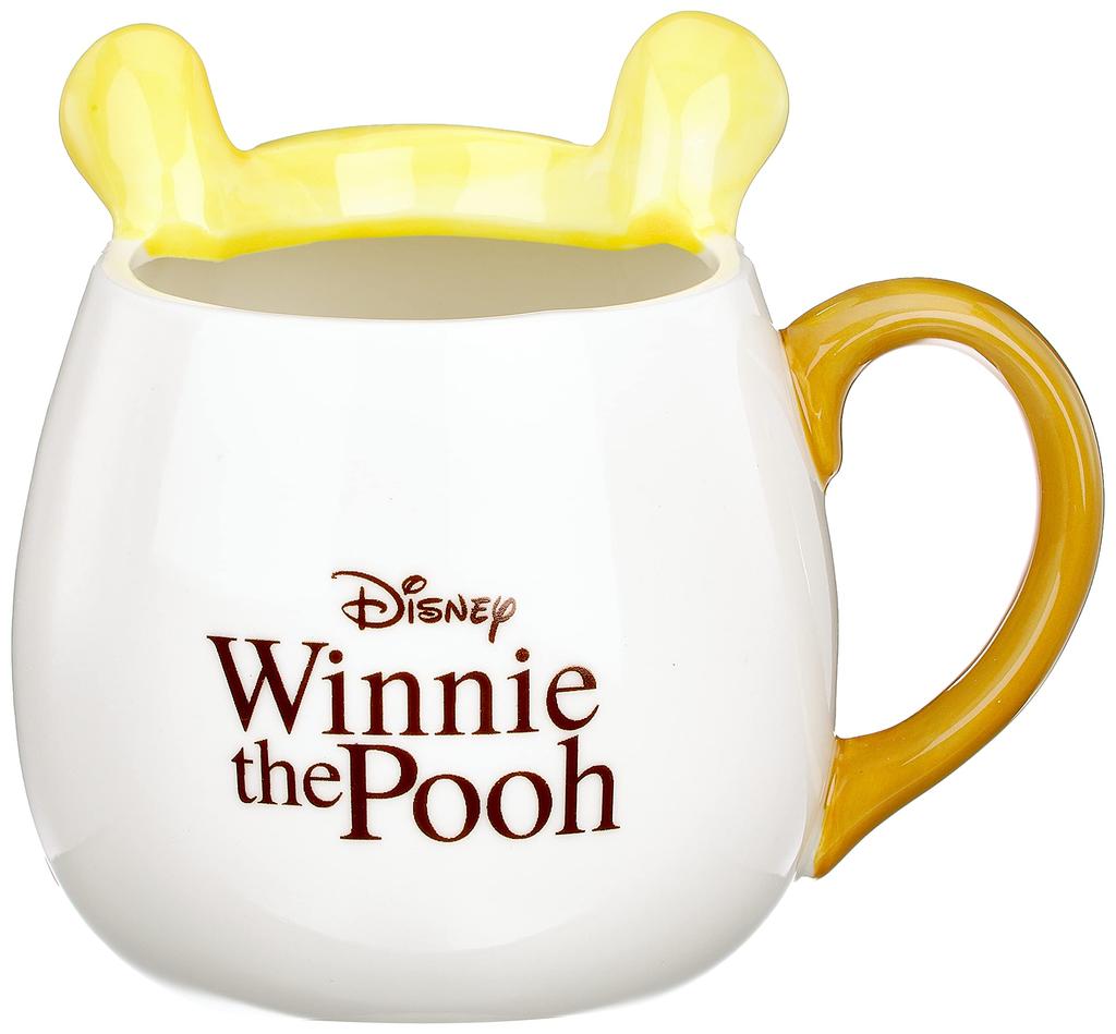 Disney the Pooh SAN2946 "Winnie Pooh" (Tvář) Hrnek, 180ml, Bílý,