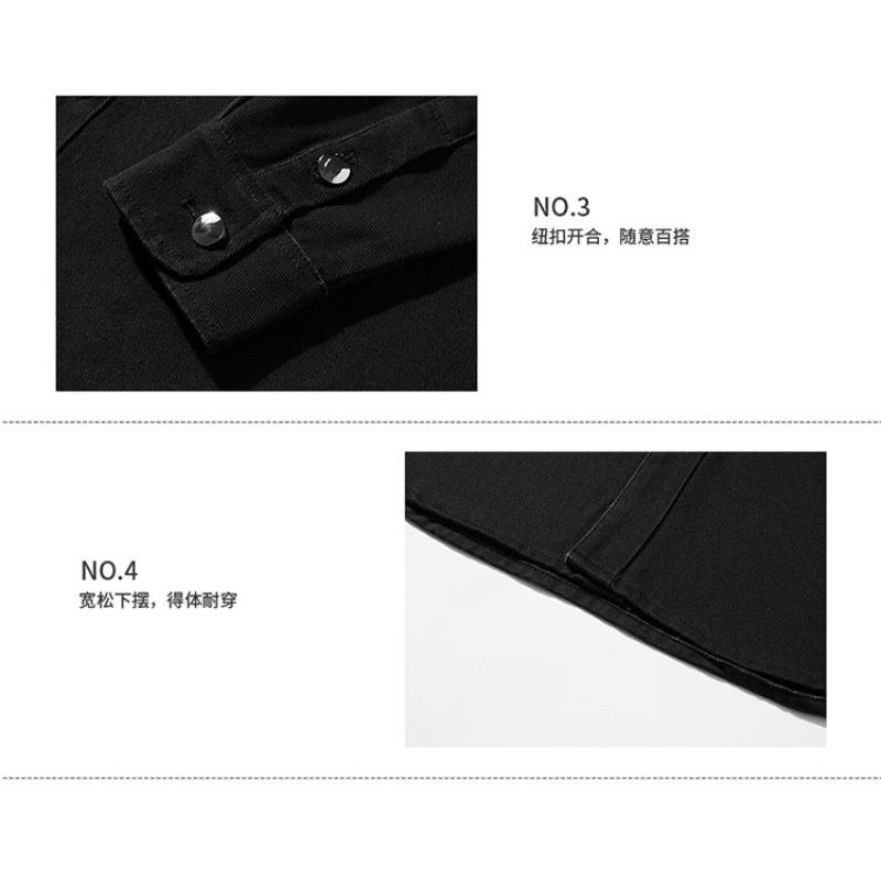 Long sleeve shirts spring and autumn men's new Korean casual shirts Hong Kong fashion shirts men's stylish coats