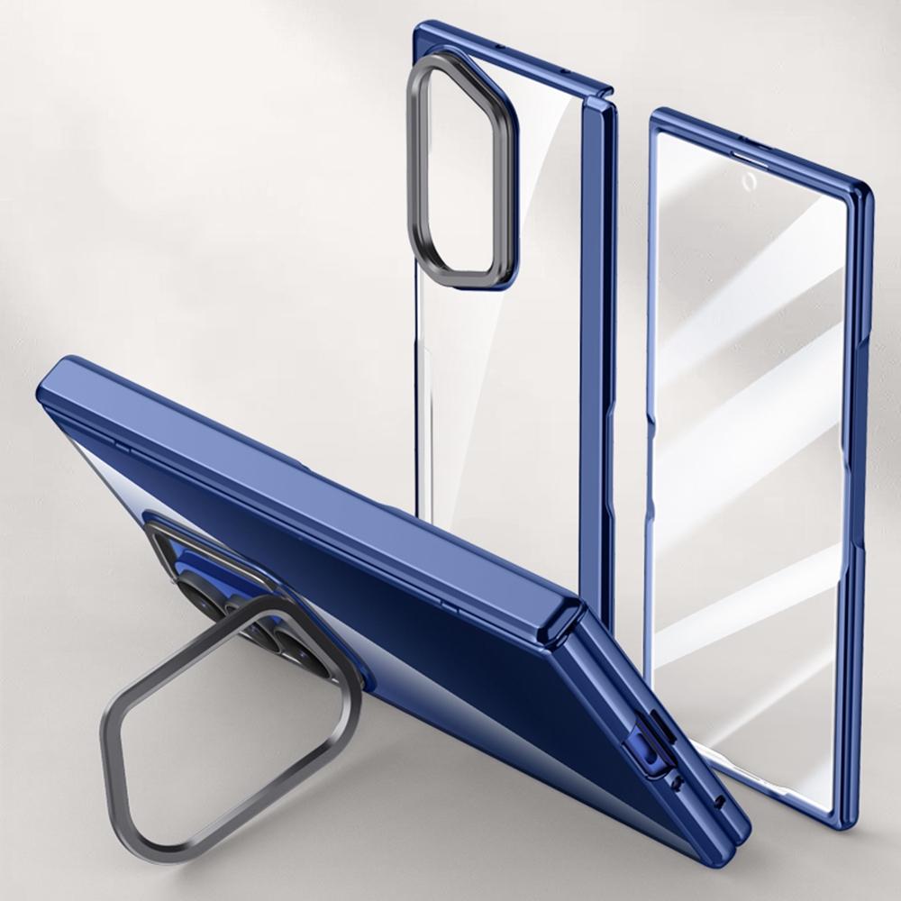 Samsung Galaxy Z Fold7 5G Tok PC+Akril Telefontok HD Edzett Üveg Fóliával, Lencse Kitámasztóval