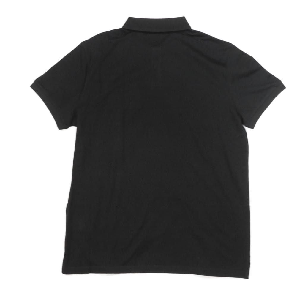 Used 12262 logo stitch patch half button 8A000 24 84673 7833 L Short sleeve Unused Tricolor Cotton Black Men's from