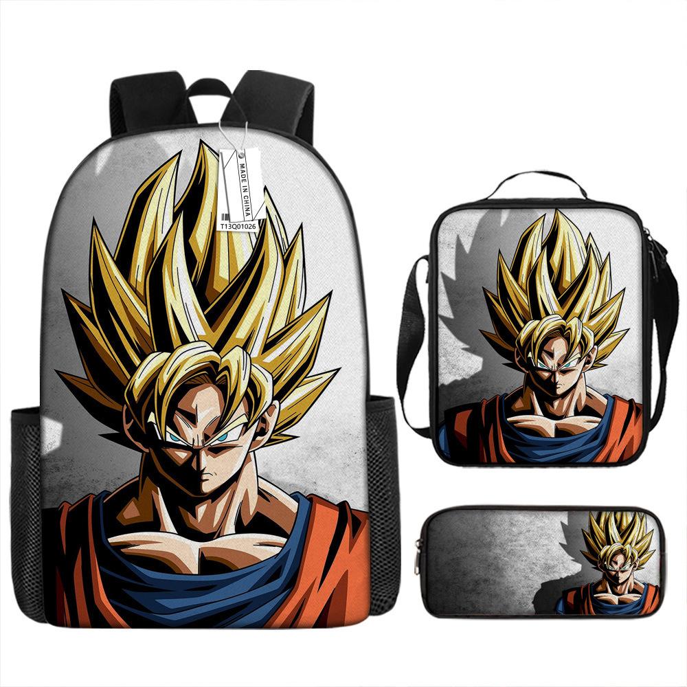 Dragon Ball Dragon Ball Anime Girl Boy Student Print Backpack Bag Cartoon Schoolbag