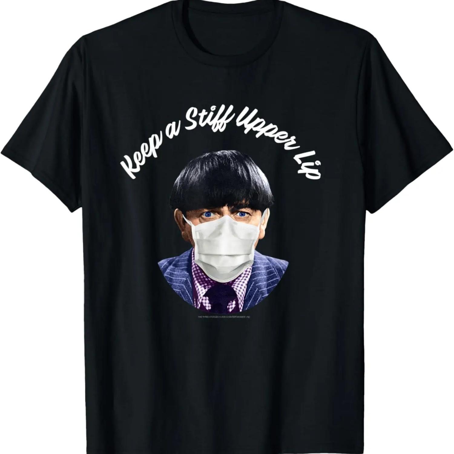 Moe - Keep a Stiff Upper Lip T-Shirt S