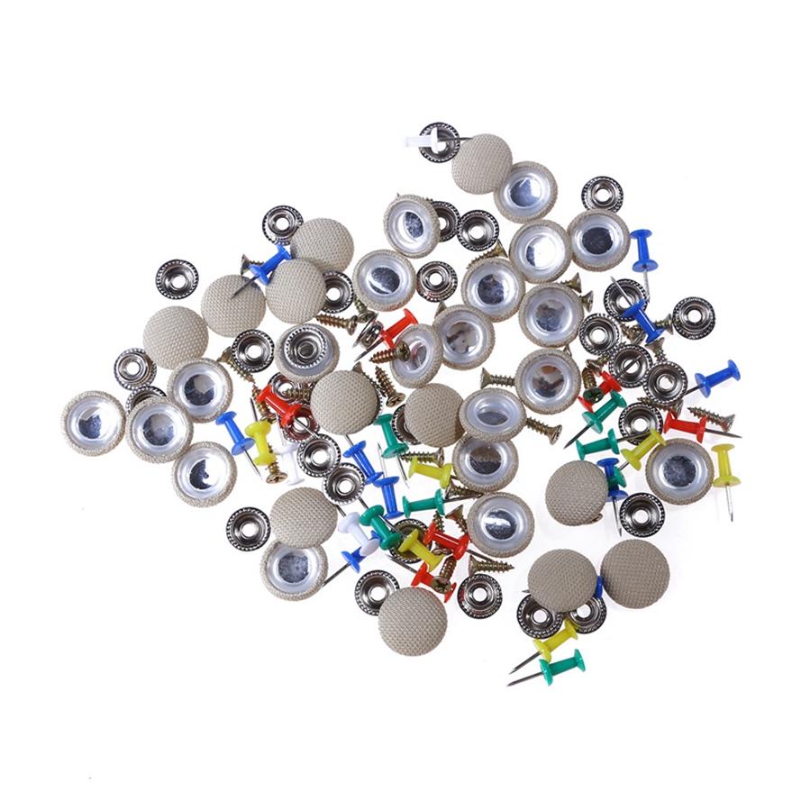 10/30/60PCS Car Roof Headliner Repair Button Roof Repair Rivets Auto Roof Snap Rivets Retainer with Installation Tool