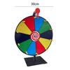 Big Turntable Prize Wheel 12 Inch with Stand Spinning Roulette Wheel for Carnivals Trade Shows Dry