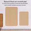Texture Cats Scratching Pad for Indoor Cats Wall Mounted Sisal Pad Furniture Couch Bed Protect Natural Scrather Mats