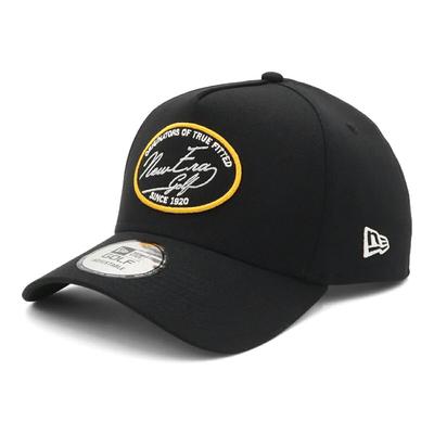 New Era Golf Washable Stretch Free GF Stretch CT Washable Black Cap, Cotton, Black, 940AF,