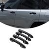 Glossy Piano Black ABS Exterior Door Handle Cover Trim For Lexus LX600 +
