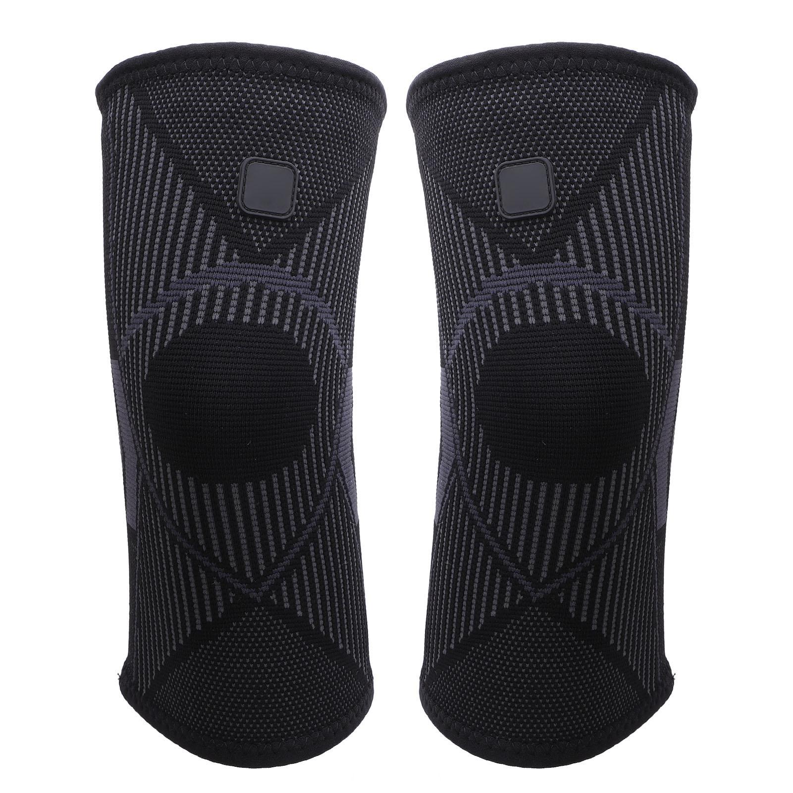 

1 пара наколенников для боли в колене нейлоновый противоскользящий дышащий компрессионный рукав для женщин бег Black XL