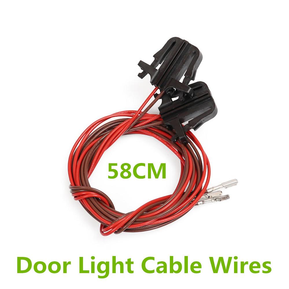 2 STÜCK Vorne Hinten Autotür Licht Kabelbaum Stecker Für Volkswagen VW Golf 5 6 7 Jetta MK5 MK6 MK7 T-ROC Tiguan 1