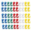 50 Pcs Push Pin Hooks Plastic Heads Cork Board Hooks Decorative Thumb Tacks Hook for Cork Bulletin Board Photos Calendar Home Office School Supplies