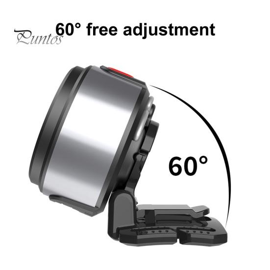 Venkovní čelovka magnetické pracovní světlo 60stupňově nastavitelná dobíjecí vodotěsná lampa s klipem na klobouk LED světlo na kolo